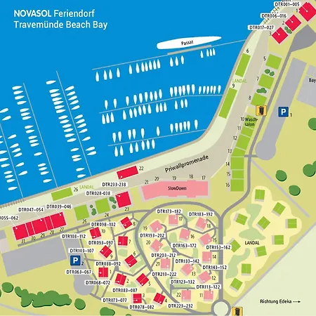 Priwallpromenade 1, Whg 2 * Любек