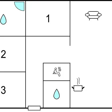 Priwallpromenade 1, Whg 2 Апартаменты Любек